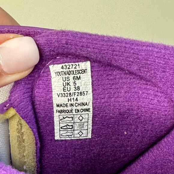 Lands End Girls Purple Waterproof Snow Boots Size 6M Youth Insulated Winter - Picture 8 of 9